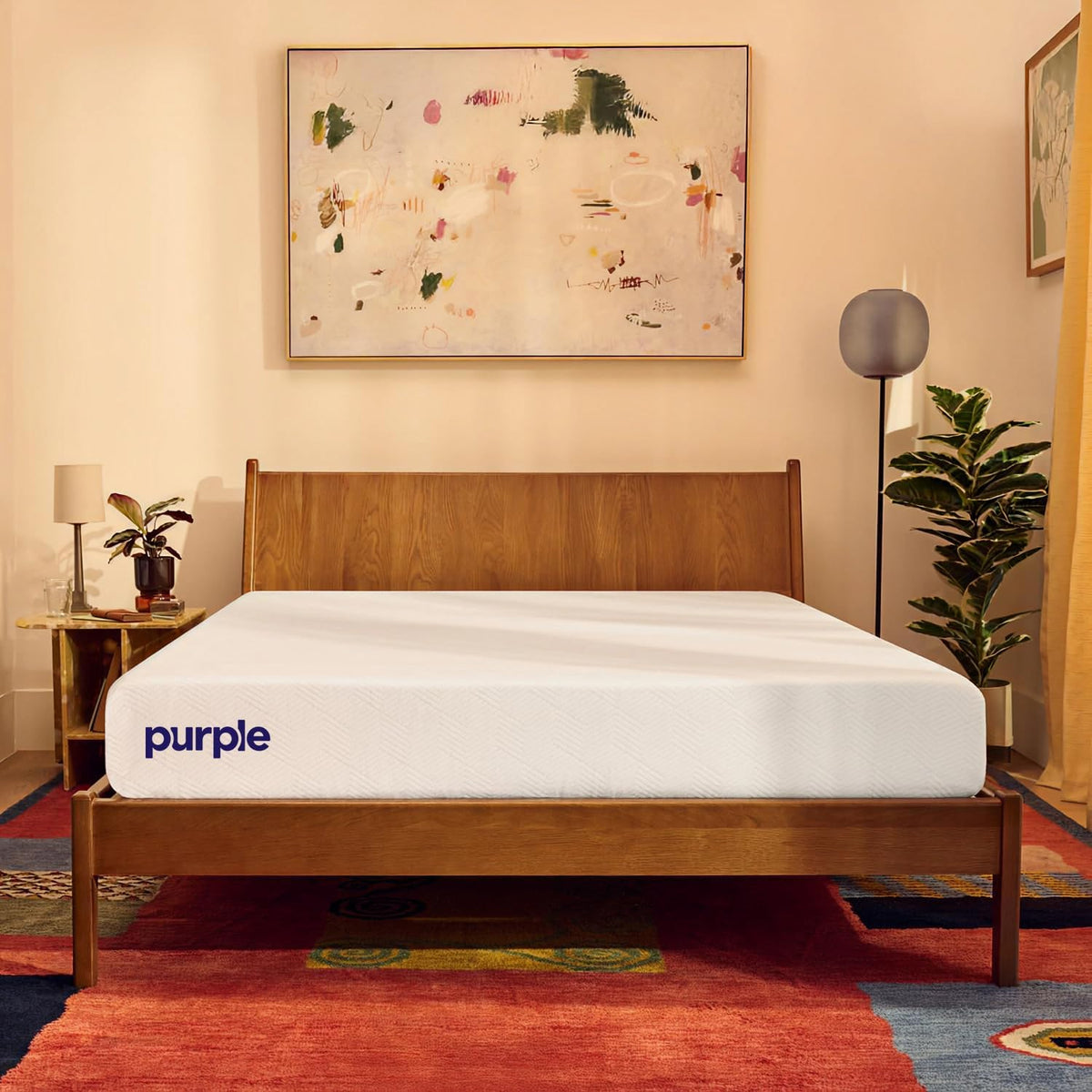 PurpleFlex Queen Mattress, 8 Inch Cooling Mattress with 2 Inch GelFlex Grid