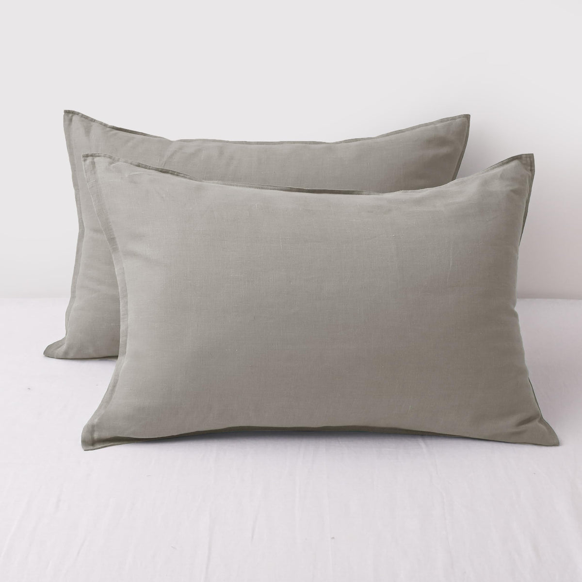 CHUFFED 100% Pure French Linen Body Pillow Cover 1 Pack,20x54 Inches, Ultra Soft & Breathable,Stone Washed Cooling Flax Linen Pillow Case with Hidden Zipper Closure for Adults