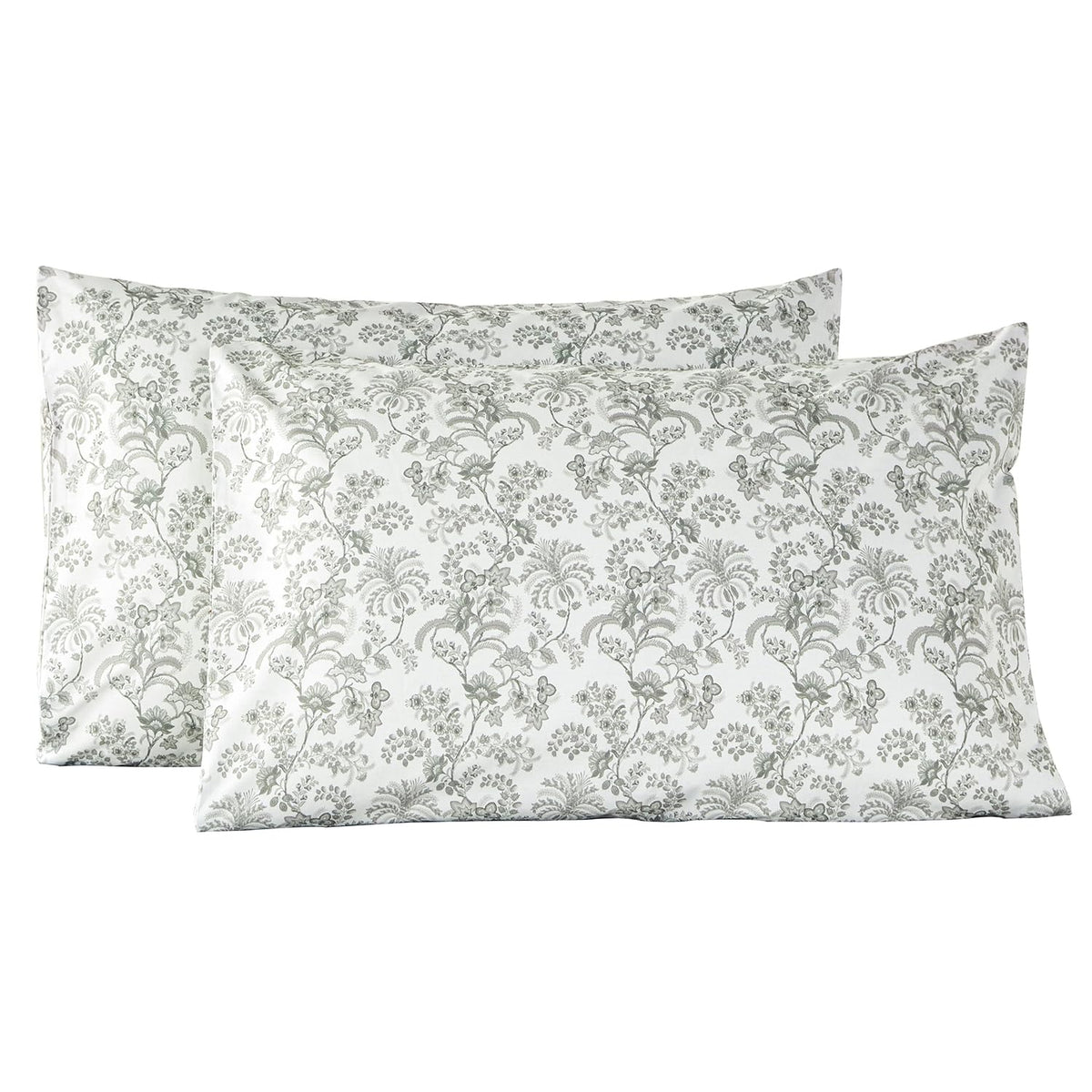 WINLIFE Standard Pillowcases Set of 2 100% Egyptian Cotton, Bright White