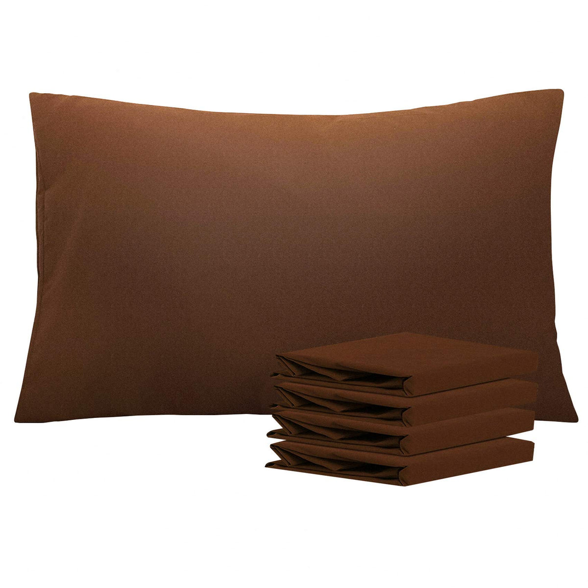 NTBAY Microfiber King Pillowcases, 2 Pack, 20 x 36, Dark Grey