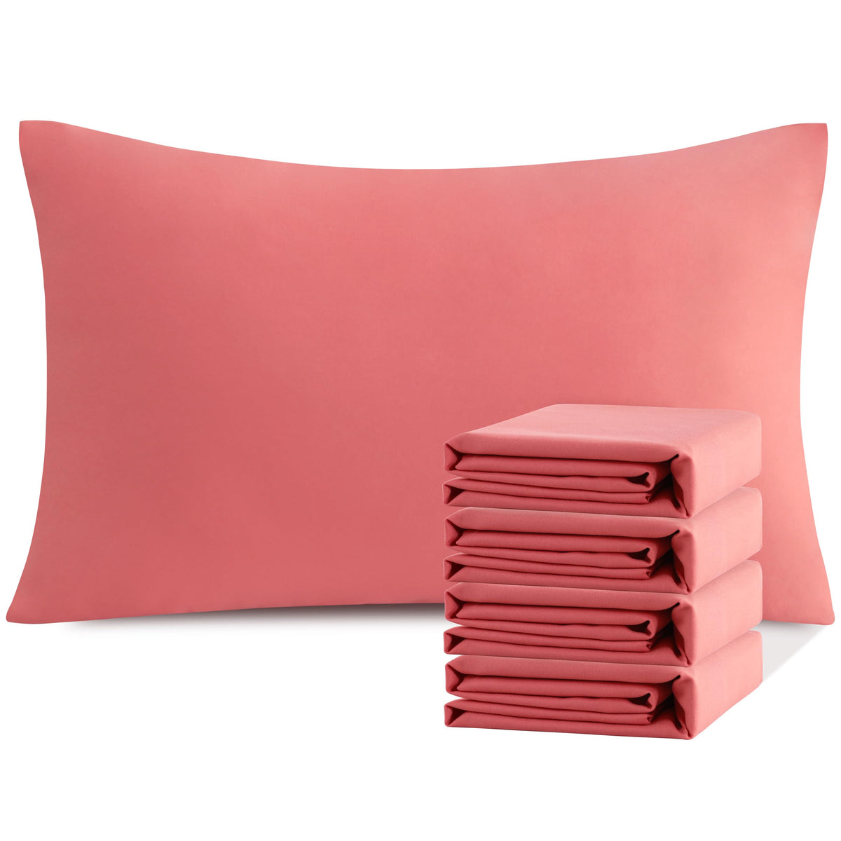 NTBAY Microfiber King Pillowcases, 2 Pack, 20 x 36, Dark Grey
