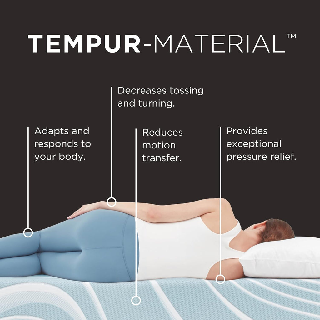 TEMPUR- LuxeAdapt 2.0 Firm 13 inch Memory Foam Mattress, Queen