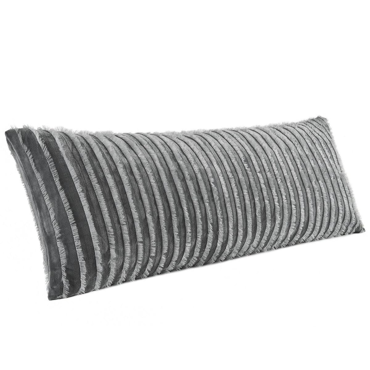 BEDELITE Body Pillow Cover with Zipper, Gray, 20x54 Inch, 1 Pack