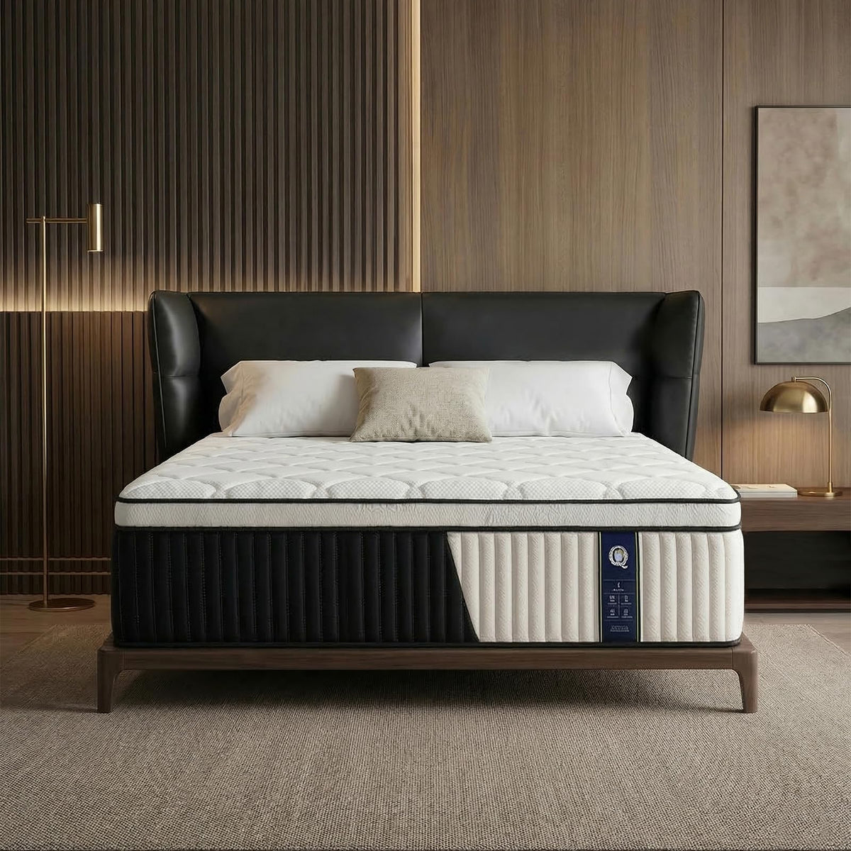 Full Hybrid Mattress, 10 Inch Medium Firm Mattress with Foam & Individually Wrapped Pocket Springs, Pressure Relief Mattress in a Box