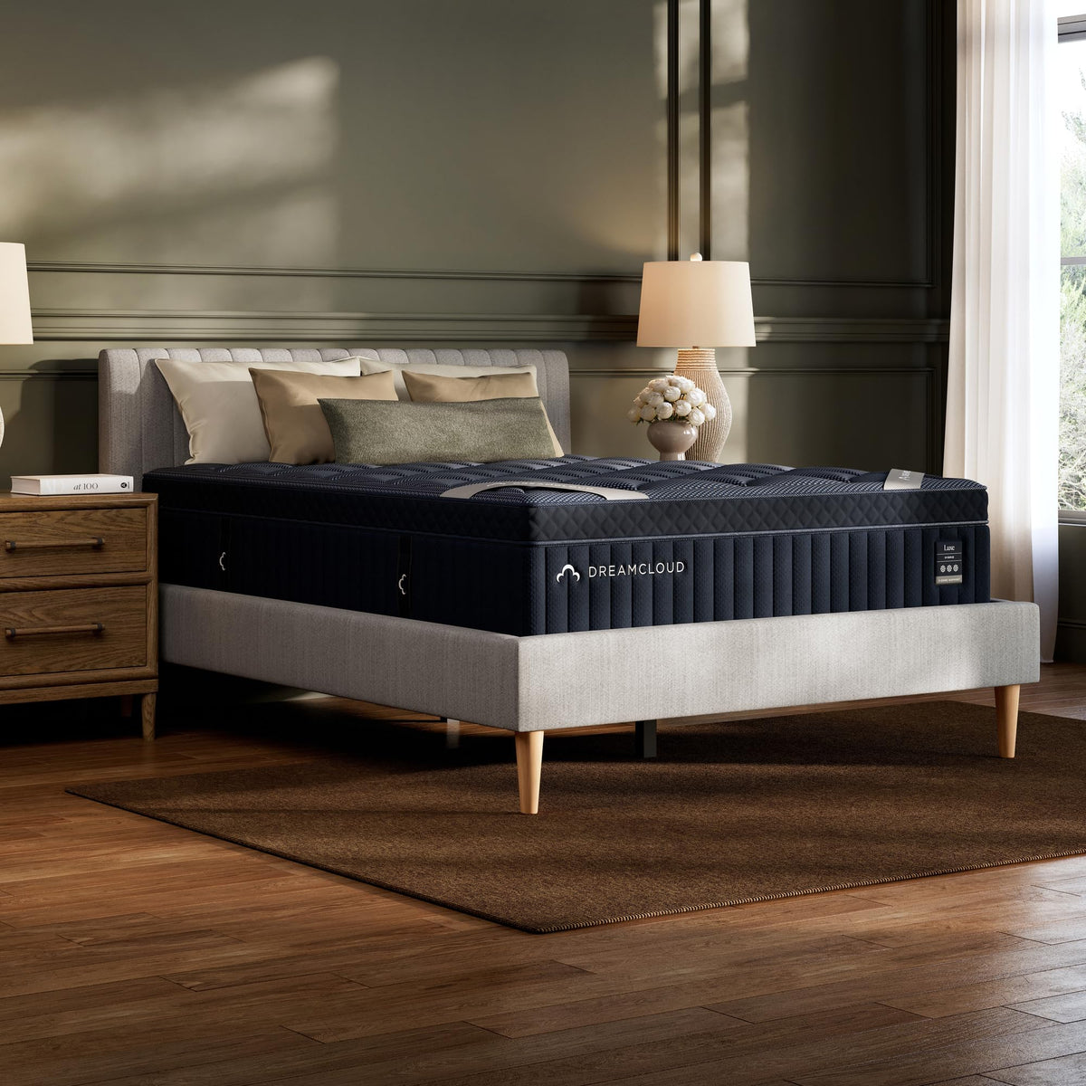DreamCloud Classic 12" Full Mattress, Hybrid Memory Foam, Firm Feel