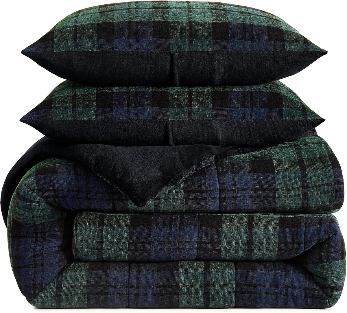 Tommy Hilfiger - Queen Comforter Set with Shams, Reversible Plush Bedding