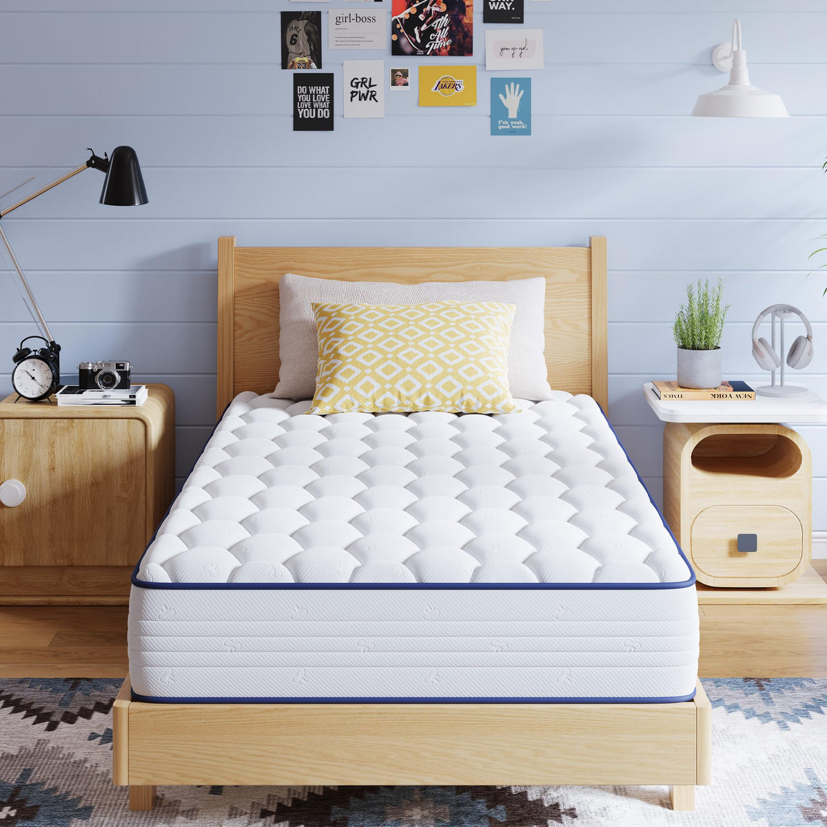 Avenco SleepSphere Full Mattress 12 Inch in a Box, Hybrid Medium Plush