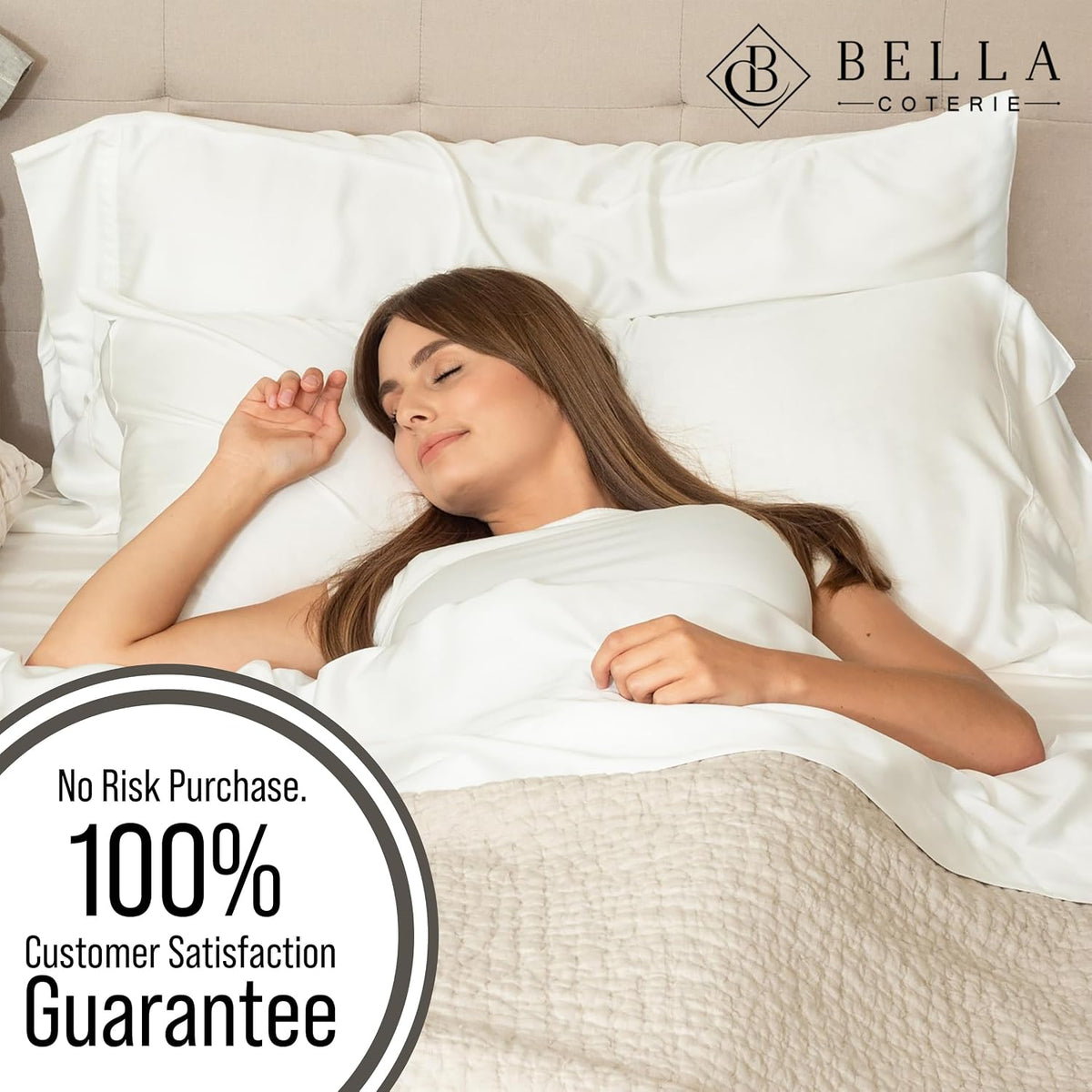 Bella Coterie | Luxury Bamboo Viscose Standard Size Pillowcase Set