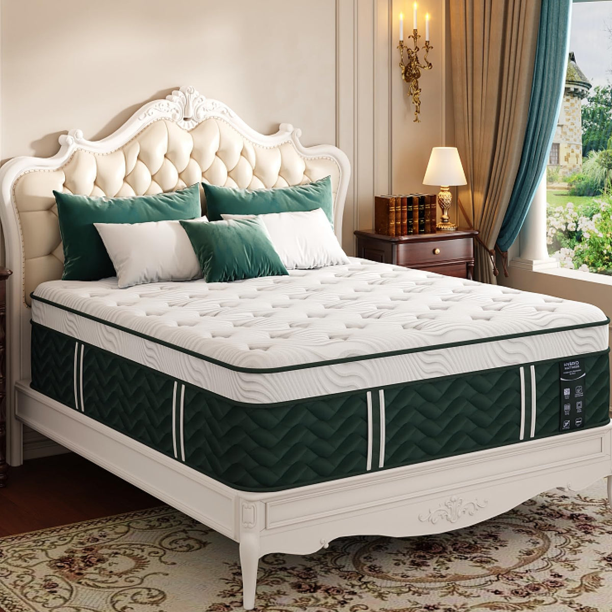 (Hotel-Level) Luxury 14 Inch California King Size Hybrid Bed Mattress