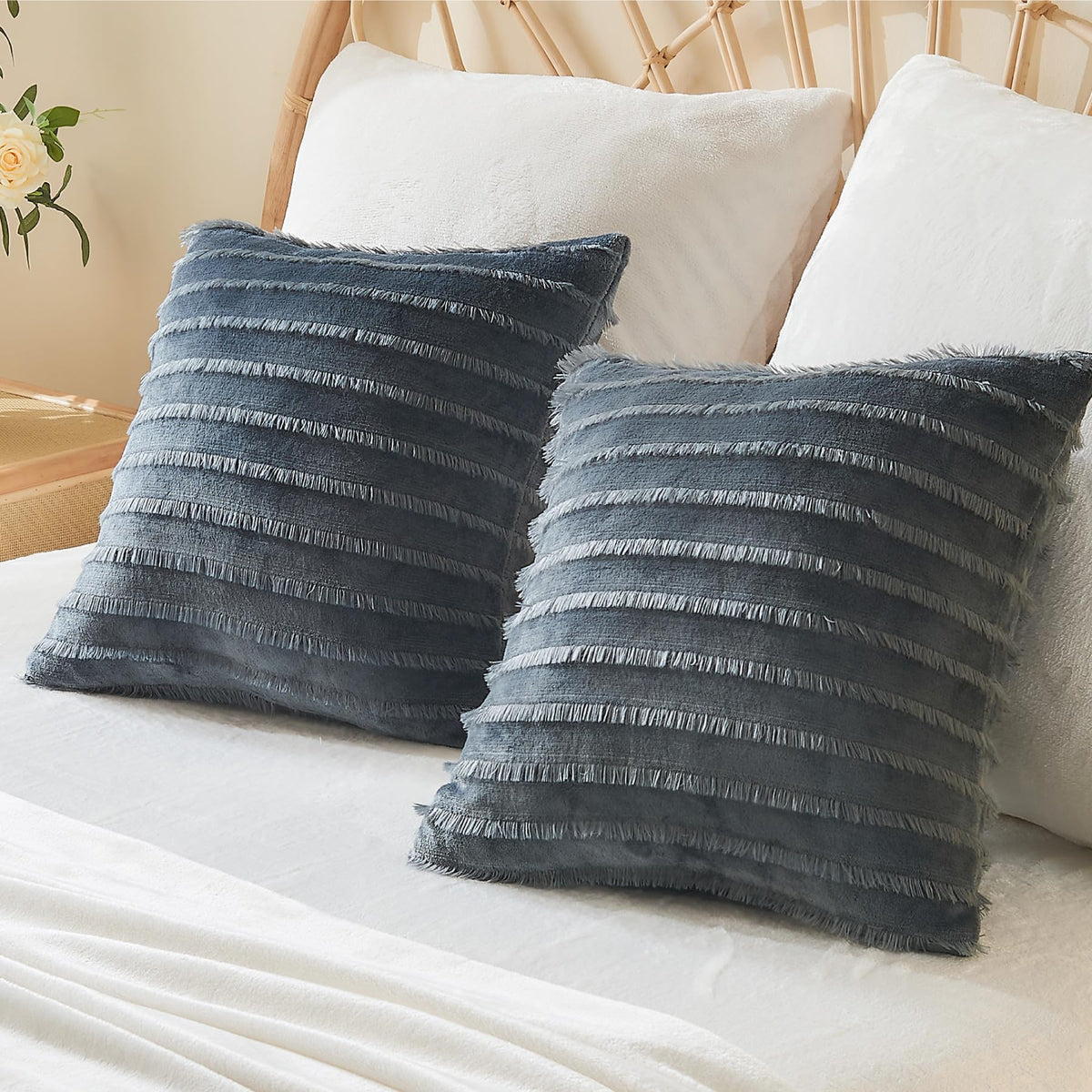 BEDELITE Body Pillow Cover with Zipper, Gray, 20x54 Inch, 1 Pack