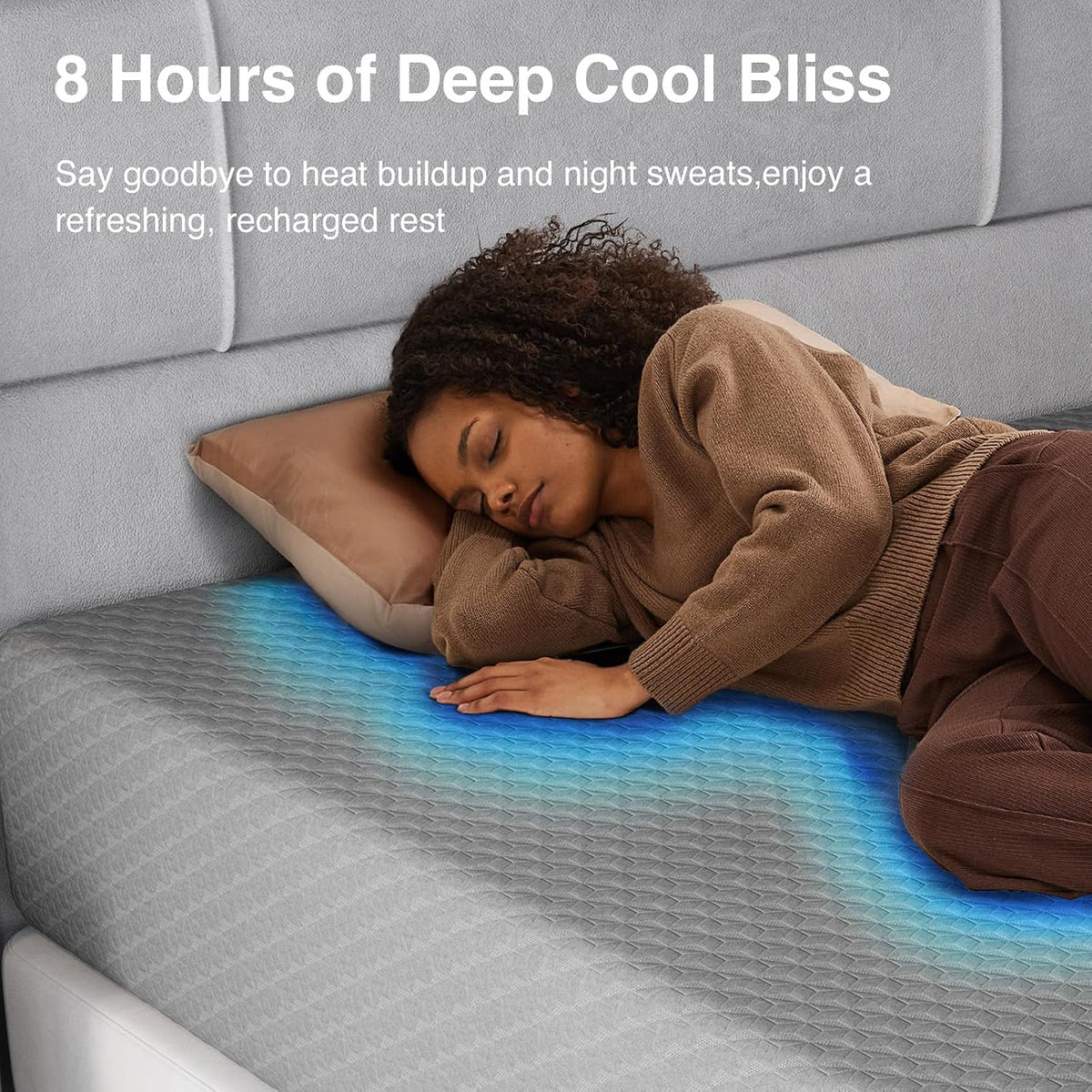 Novilla 14 inch King Size Mattress, Cooling Memory Foam Mattress King