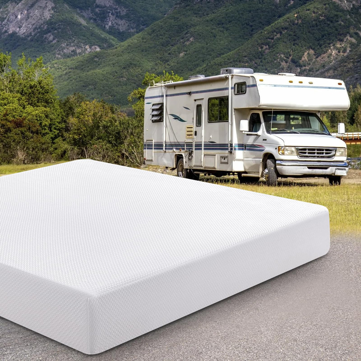 Extra Firm Mattress Full Size 8 Inch, Premier High Density Foam Mattresses in Box, Supportive Bed-Mattress for Back Pain, Pressure Relief, Removable Fiberglass Free Cover, CertiPUR-US, 75'' x 54''
