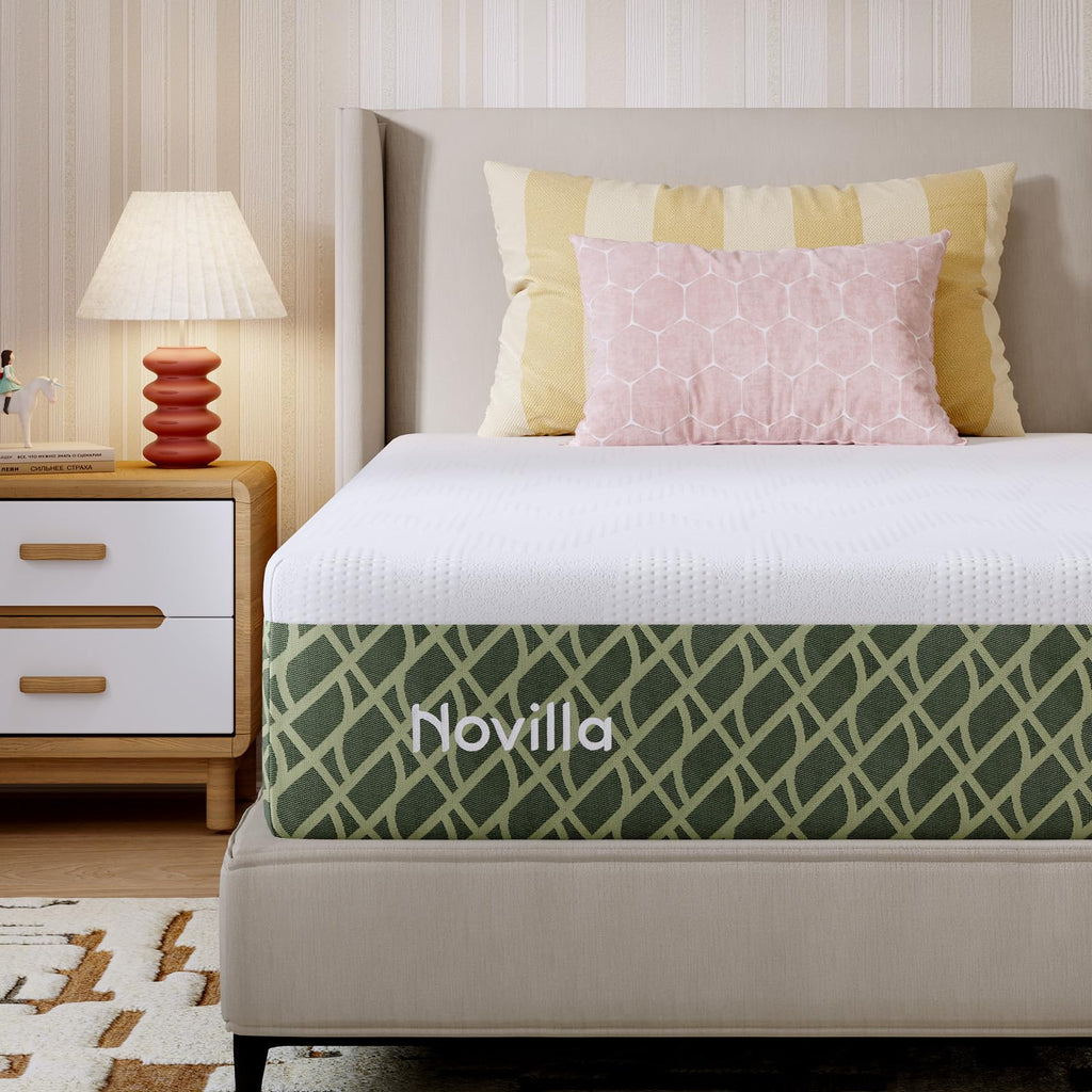 Novilla 14 Inch Queen Size Mattress, Queen Memory Foam Mattress in a Box