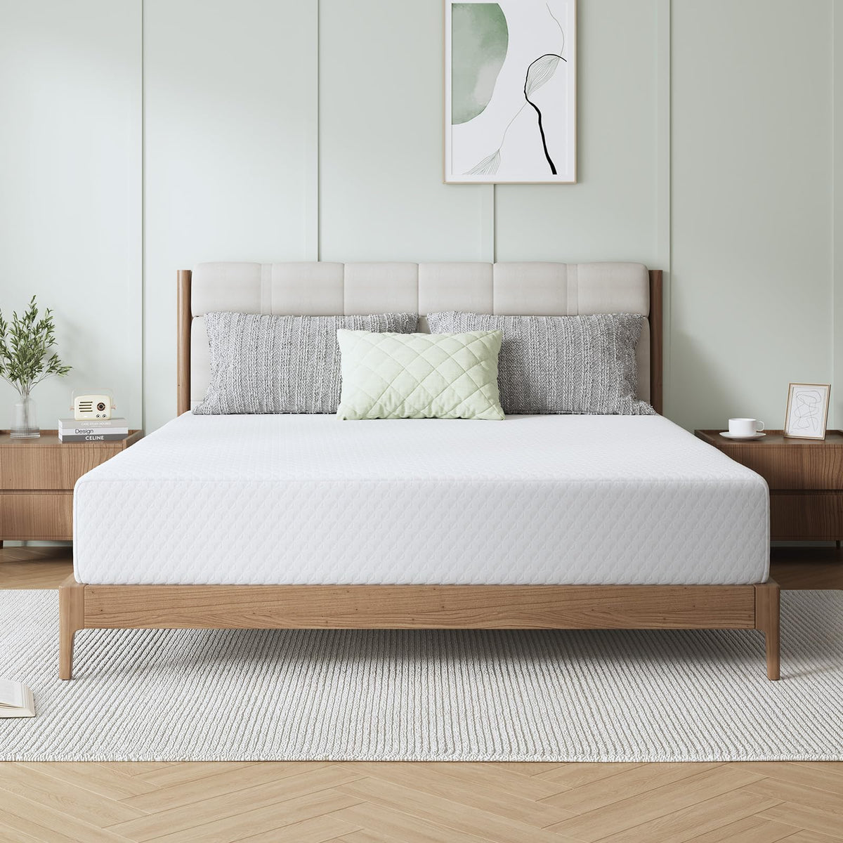 Novilla 14 Inch Queen Size Mattress, Queen Memory Foam Mattress in a Box