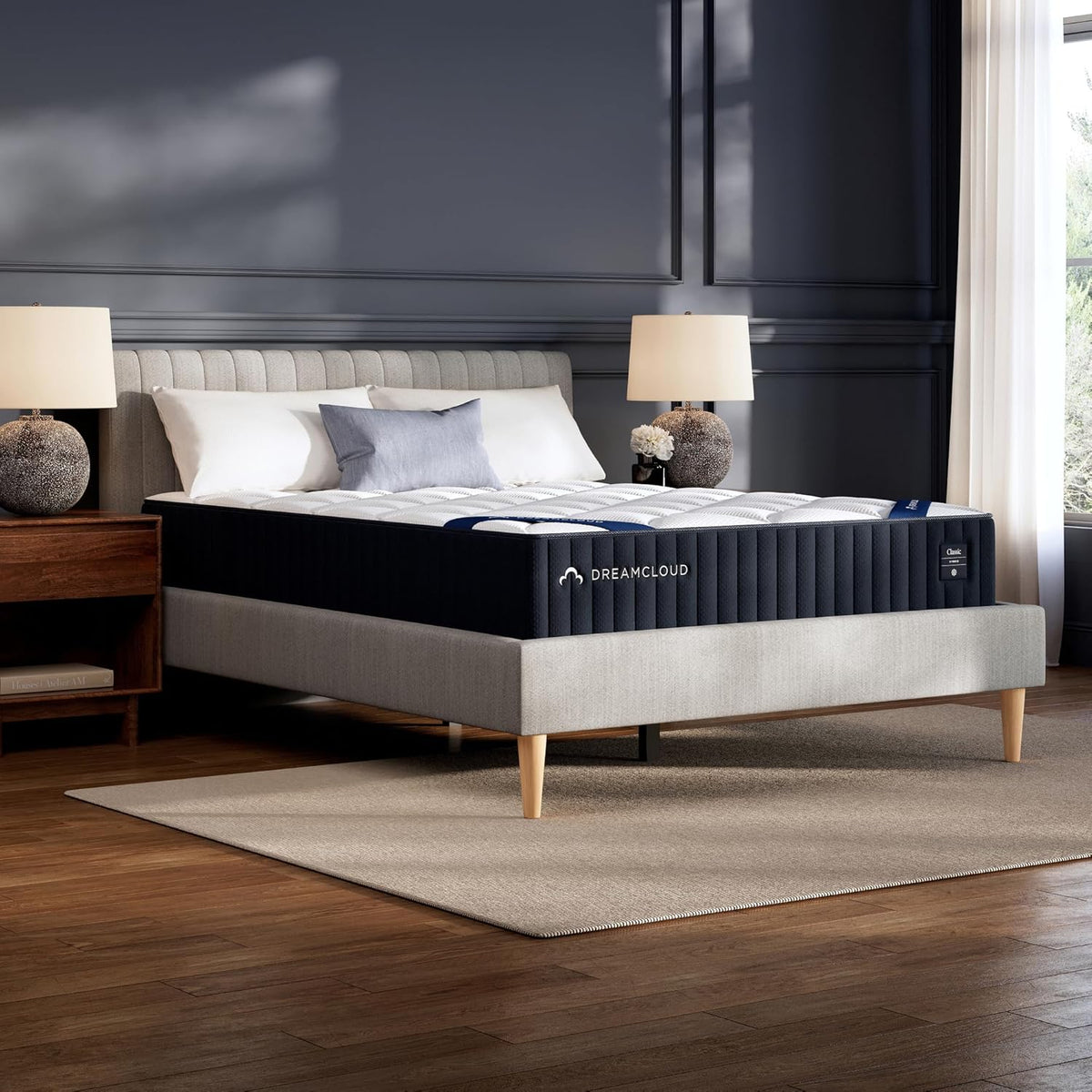DreamCloud Classic 12" Full Mattress, Hybrid Memory Foam, Firm Feel