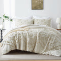 Oli Anderson Tufted Boho Queen Comforter Set, Grey, 3 Pieces