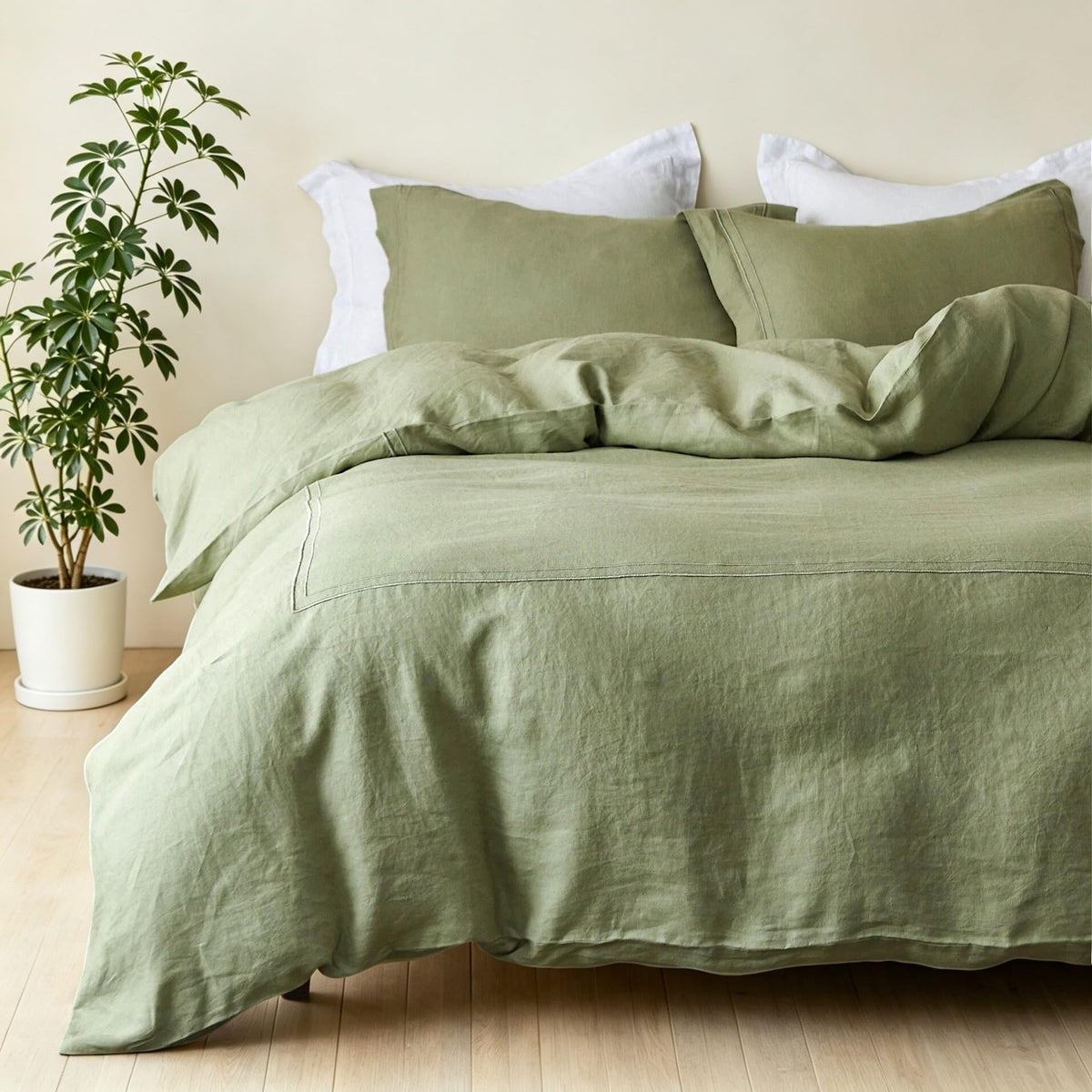 Simple&Opulence Body Pillow Cover 20" x 54",100% Pure Linen, Ultra Soft and Breathable, Body Pillowcase with Envelope Closure for Adults(Linen)