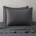 ATLINIA 100% Linen Pillow Shams Standard Size Natural Linen Pillow Case