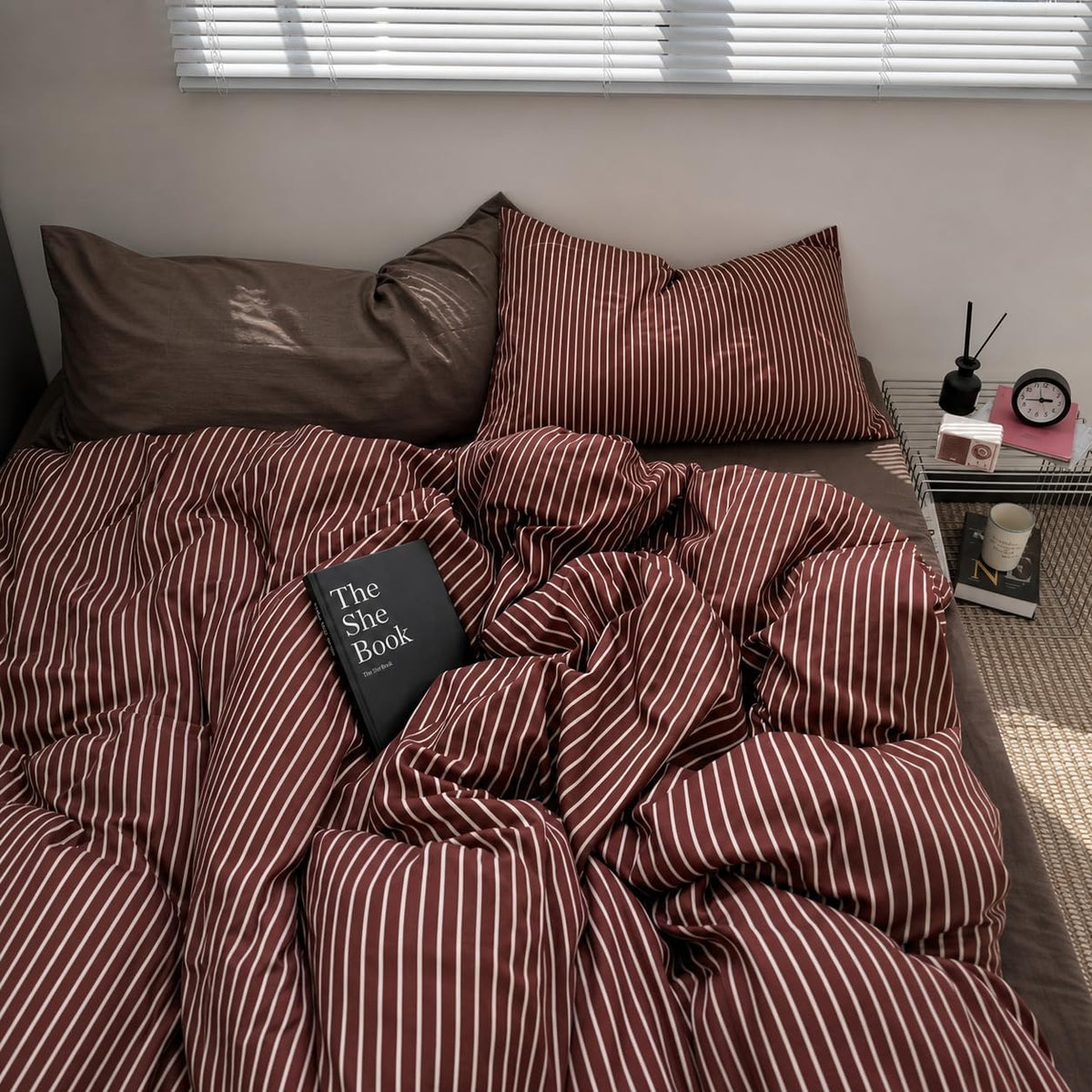 Plaid Comforter Set Full Blue Gingham Pink Bow Bedding Set