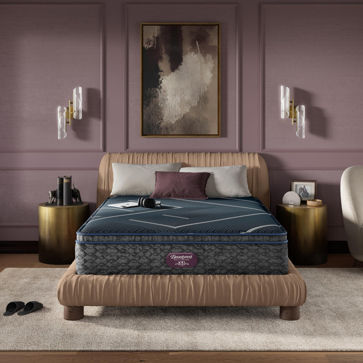 Beautyrest World Class Level Three Firm 13" Hybrid Queen Mattress