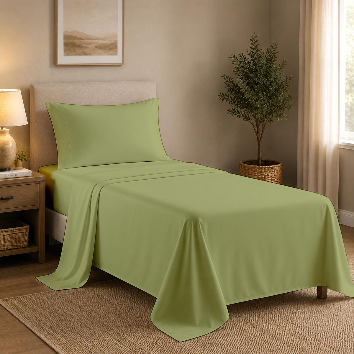 Queen Pillow Cases Set of 2, 400 Thread Count, White