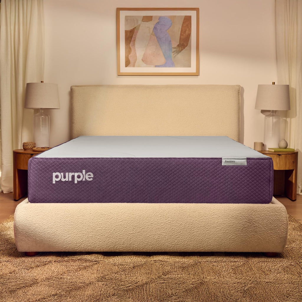 Purple Restore Hybrid Mattress, Queen (Soft), 11.5 Inch Cooling Mattress