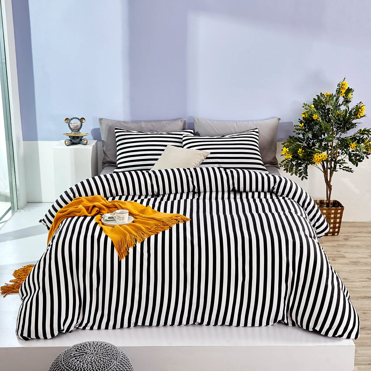 KAREVER Pumpkin Comforter Queen Pumpkin Color Bedding Set 3 Pieces Cinnamon Comforter Sets 1 Queen Comforter (90x90 inches) with 2 Pillowcases (20x26 inches)