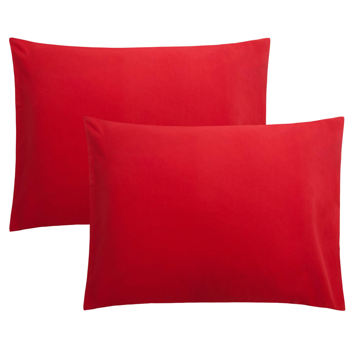 FLXXIE 2-Pack Microfiber King Pillow Cases, Envelope Closure, Navy