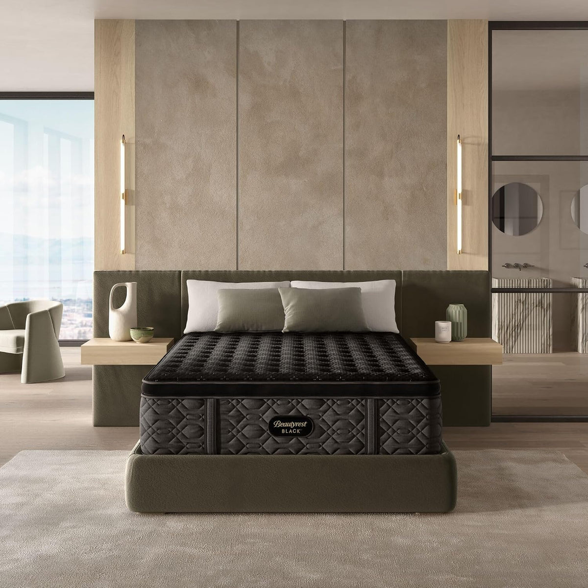 Beautyrest Black Series Three 16.5" Firm Pillow Top Full Mattress
