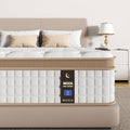 Queen Mattress 12 Inch, Cooling Queen Hybrid Mattress in a Box, Medium Firm