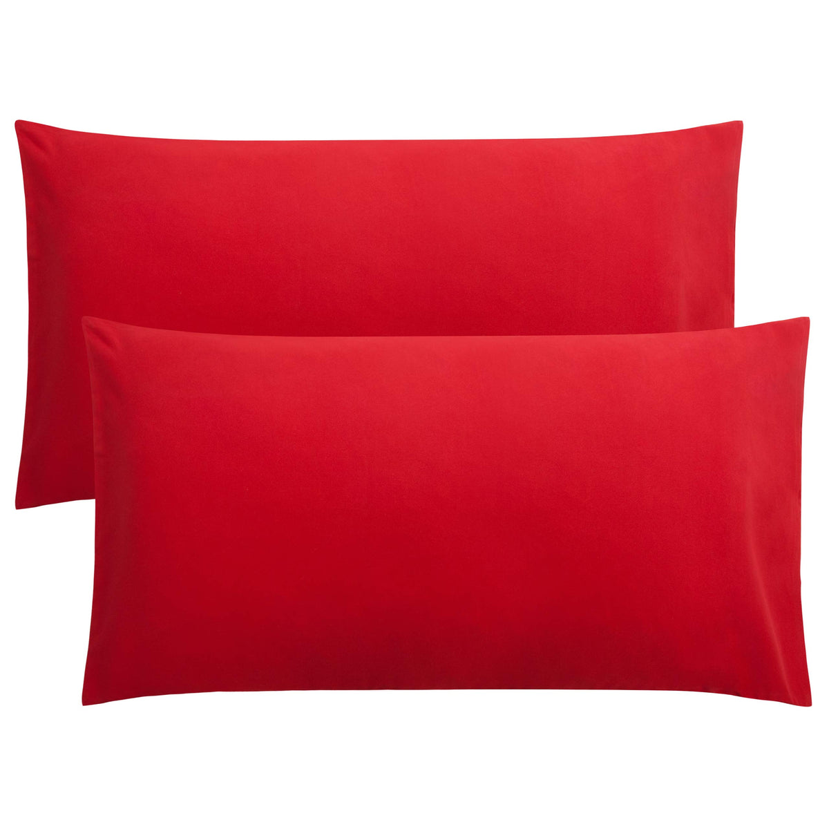 FLXXIE 2-Pack Microfiber King Pillow Cases, Envelope Closure, Navy