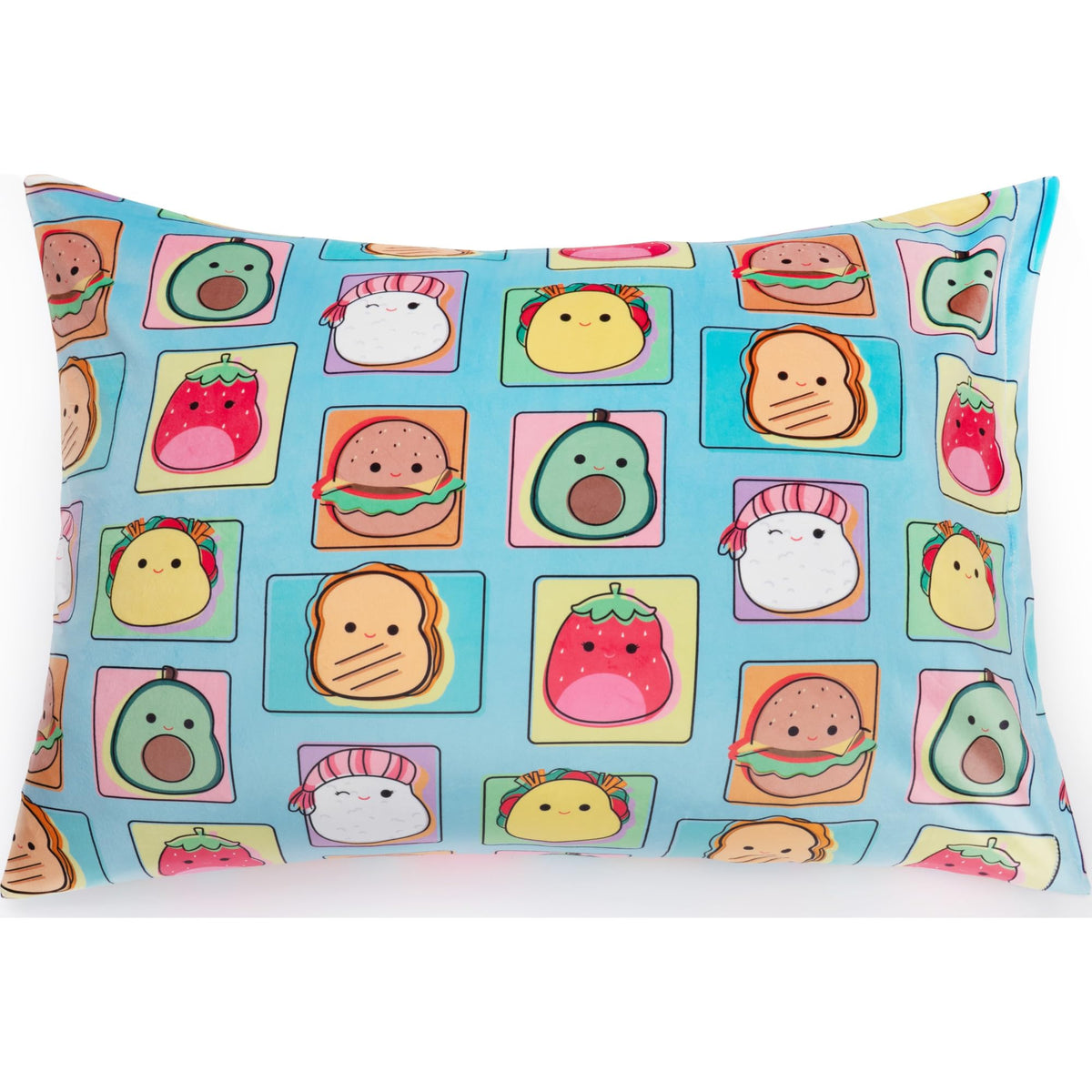 SquishPillow by Original Squishmallows Standard Pillowcase - Ultra Soft Light “Solid Slumber - Grey”