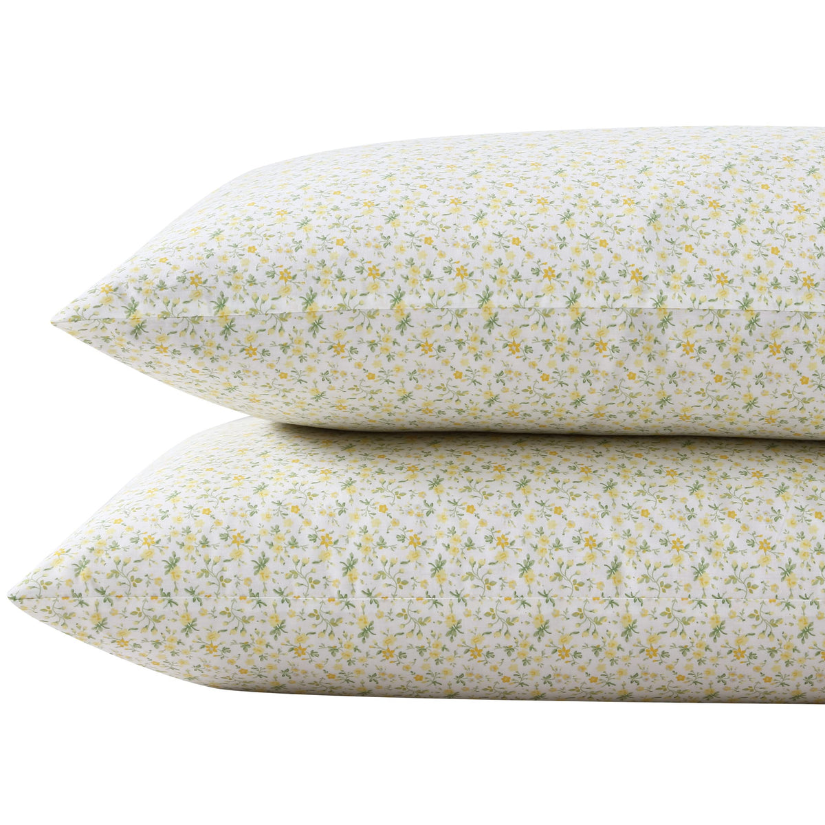 Laura Ashley - Standard Size Cotton Percale Pillowcase Set, 2 Pack