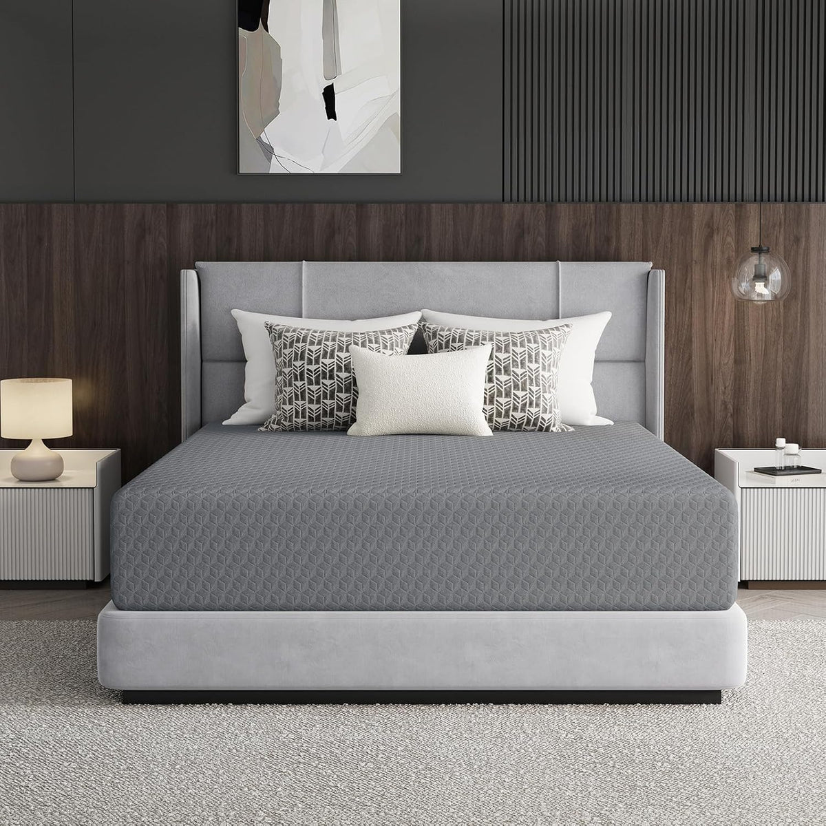 Novilla 14 inch King Size Mattress, Cooling Memory Foam Mattress King