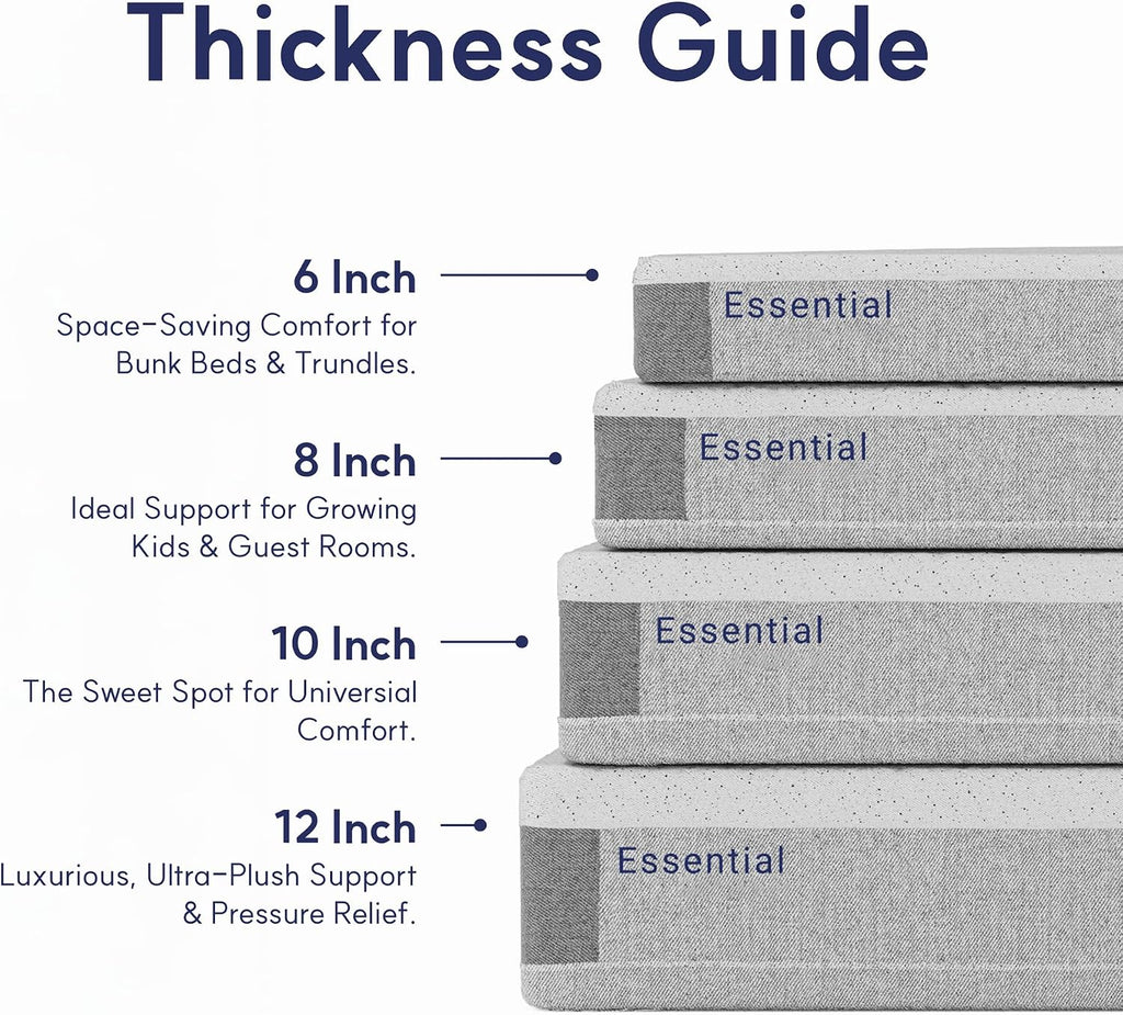 LIFEMENT, Essential 12 Inch Copper Infused Cooling Gel Memory Foam Mattress, Medium Firm, Fiberglass Free, Pressure Relief, Safe & Certified Foams & Cover (Gray, Queen (U.S. Standard), 12, Inches)