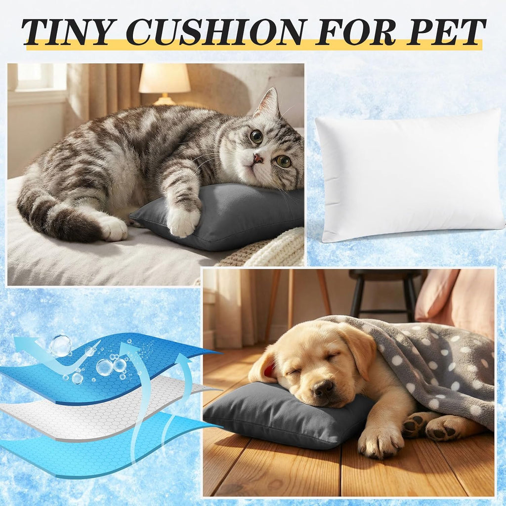 Hahafelt 2 Pack 7"x11" Cooling Small Pillowcase (Only Pillow Case)
