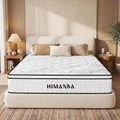 Twin 10 Inch Hybrid Mattress in a Box, Balanced Medium Feel, Memory Foam with Individually Pocketed Coils, Zoned Support & Motion Isolation, CertiPUR-US Certified