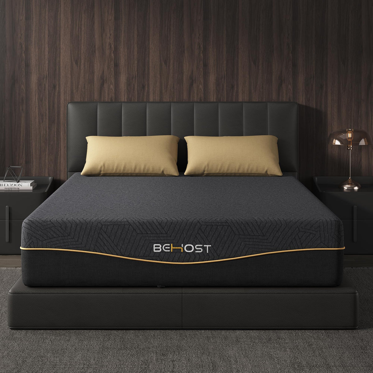 10 Inch Queen Hybrid Mattress with Gel Memory Foam & Pocket Springs