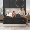 Medium Firm Hybrid Bed Mattress, Black,Full Size Mattress 14inch
