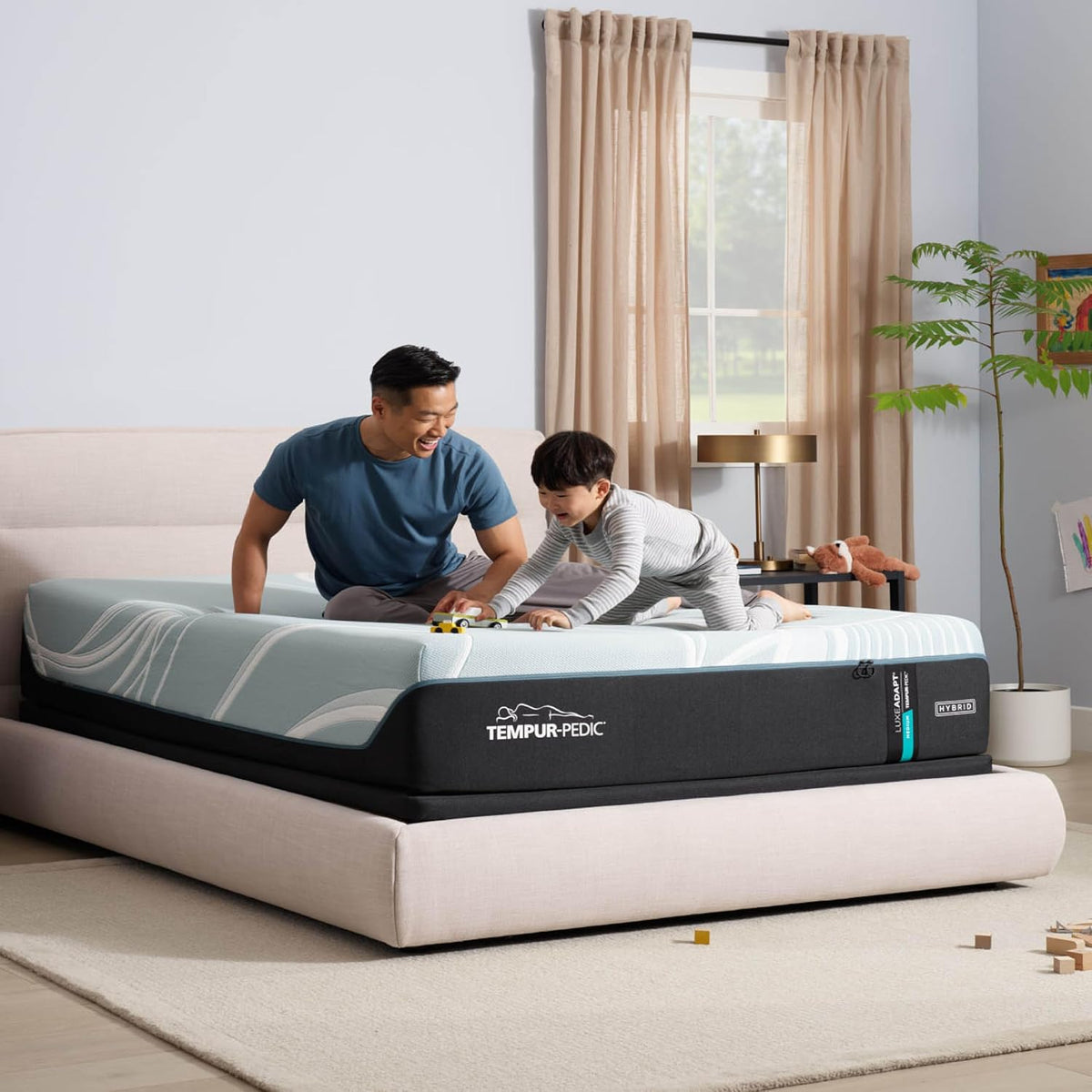 TEMPUR- LuxeAdapt 2.0 Firm 13 inch Memory Foam Mattress, Queen