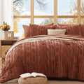 Queen Size Comforter Set- 7 Pieces Tufted Bed in a Bag Queen Bedding Sets