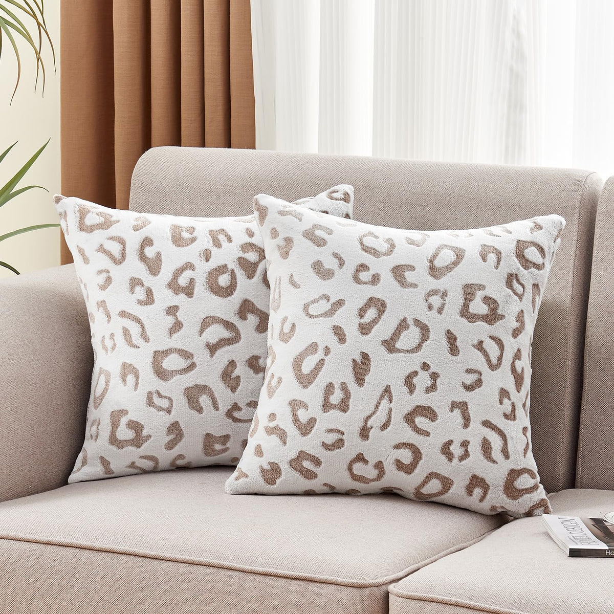 SOCHOW Fall Body Pillow Cover 21x54 Inches,1 Pack, Caramel