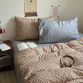Plaid Comforter Set Full Blue Gingham Pink Bow Bedding Set