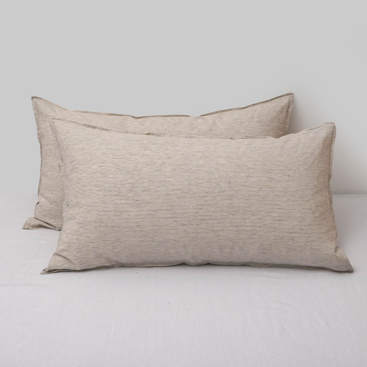 CHUFFED 100% Pure French Linen Body Pillow Cover 1 Pack,20x54 Inches, Ultra Soft & Breathable,Stone Washed Cooling Flax Linen Pillow Case with Hidden Zipper Closure for Adults
