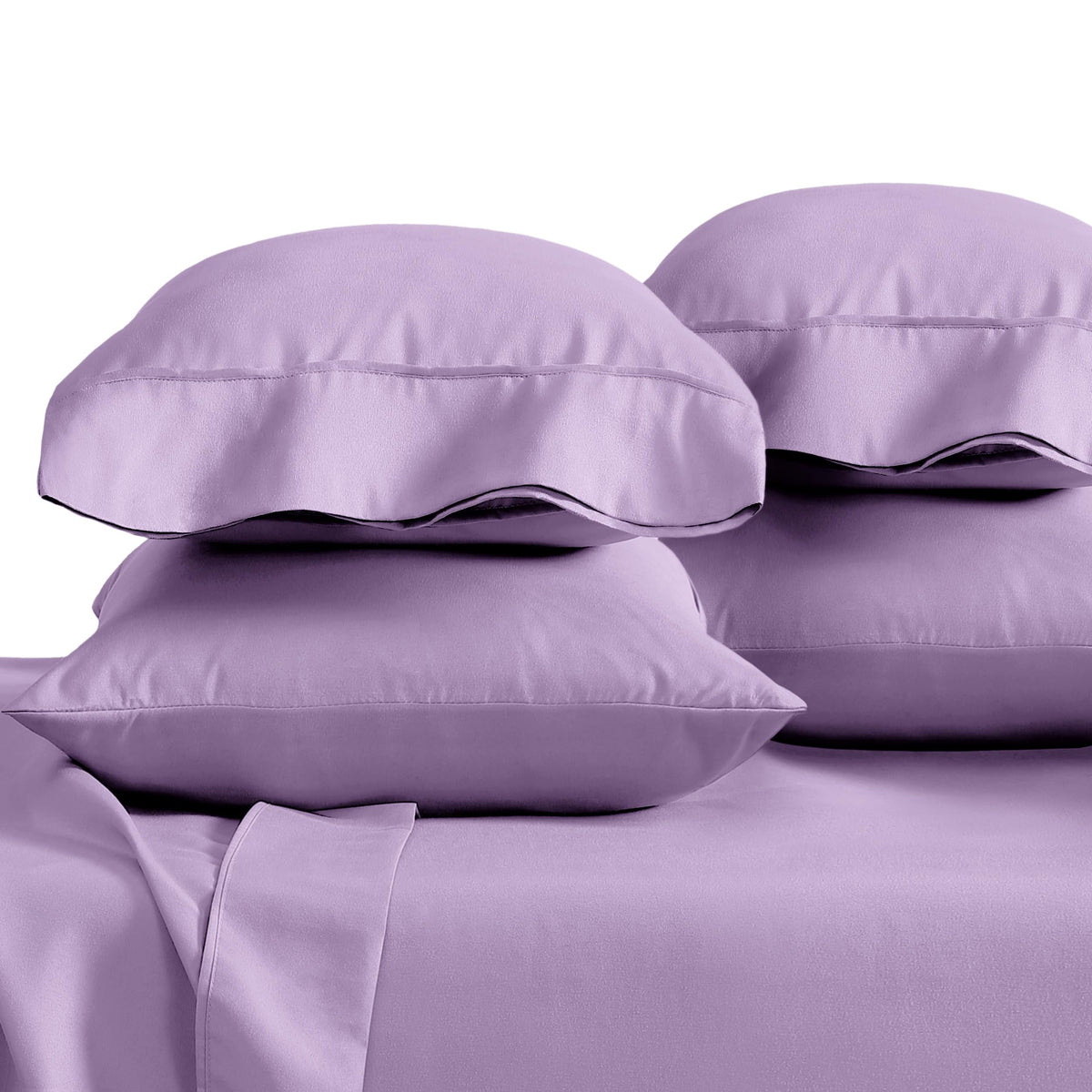 Bare Home Pillowcases Open End (Standard Set of 2, Grey)