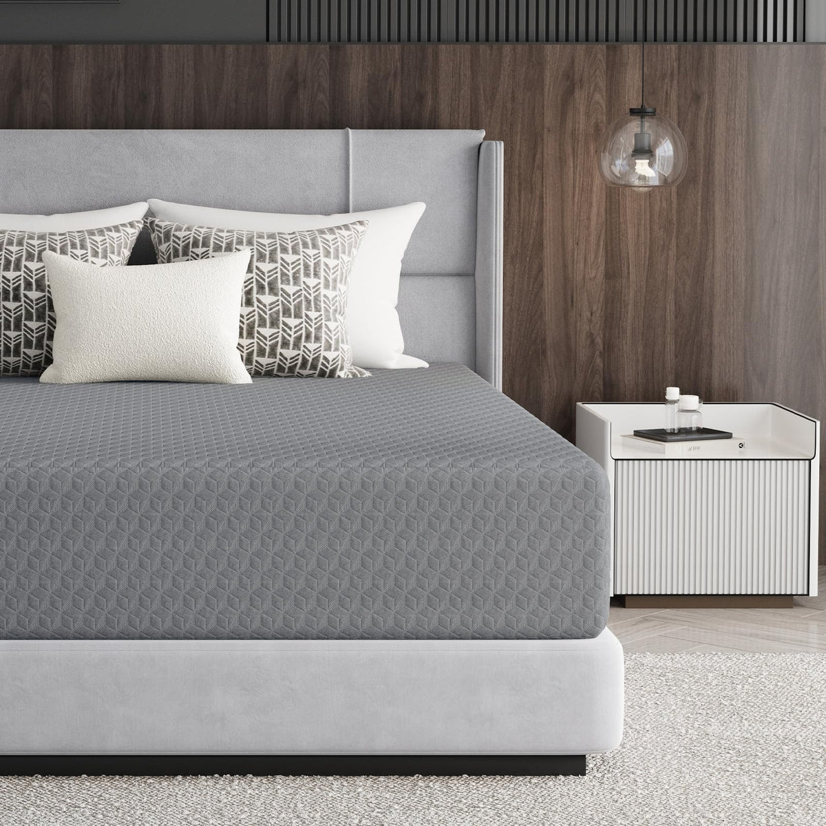 Novilla 14 inch King Size Mattress, Cooling Memory Foam Mattress King