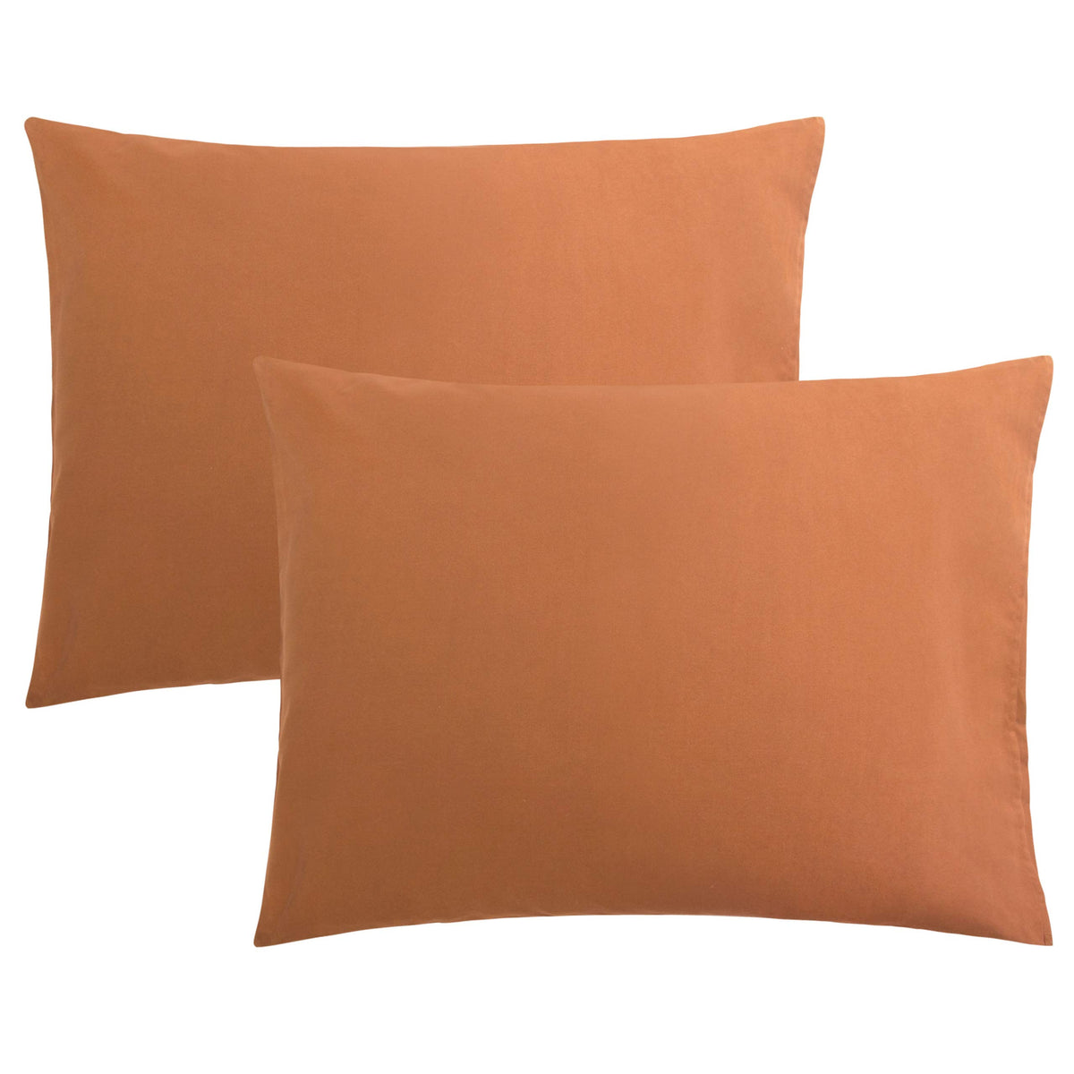 FLXXIE 2-Pack Microfiber King Pillow Cases, Envelope Closure, Navy