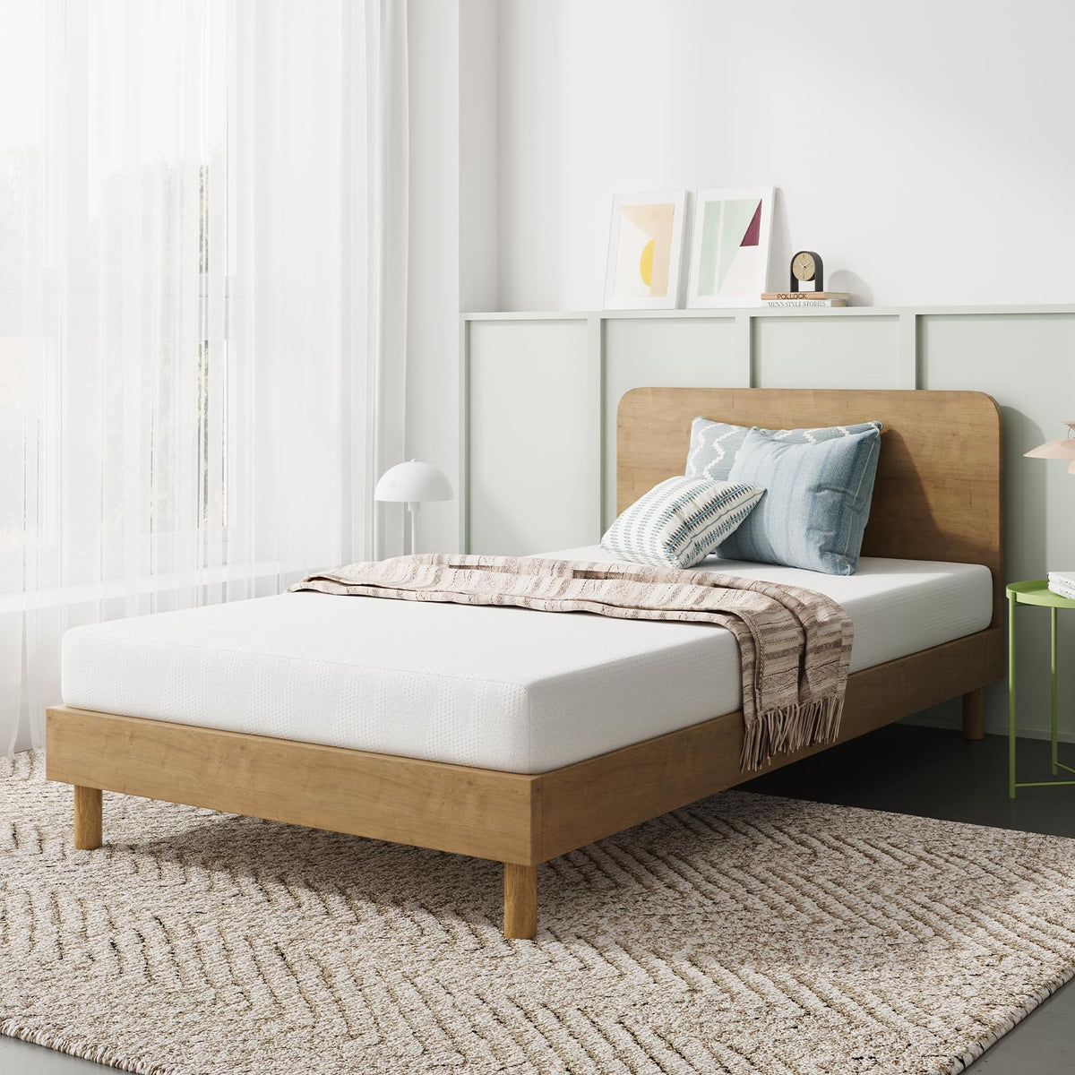 Novilla Twin Bed Mattress, 8 Inch Twin Size Mattress with Gel Memory Foam