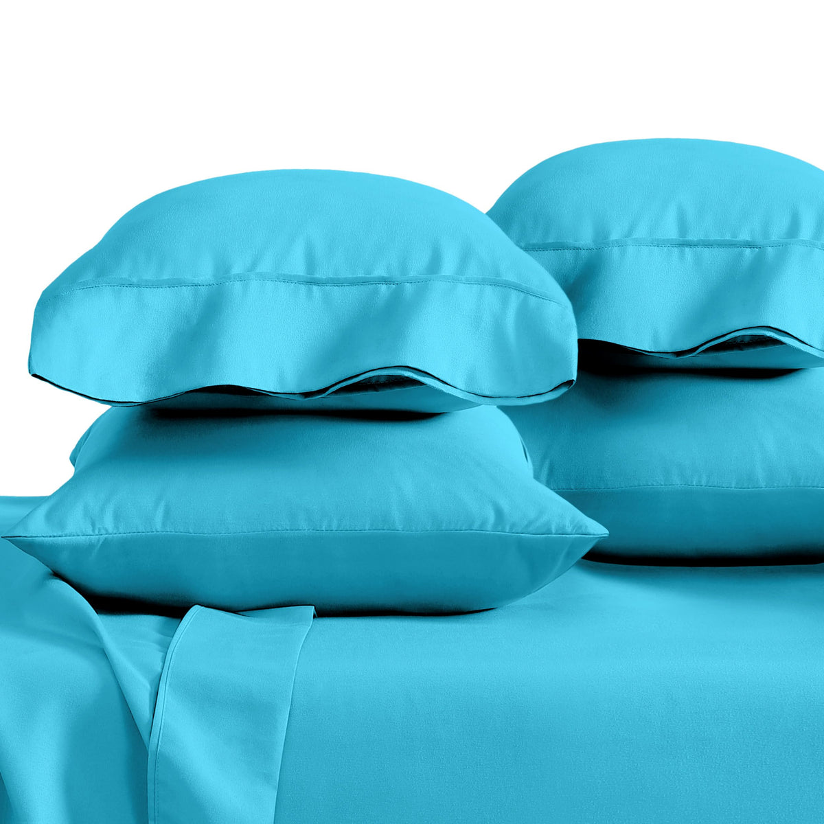Bare Home Pillowcases Open End (Standard Set of 2, Grey)