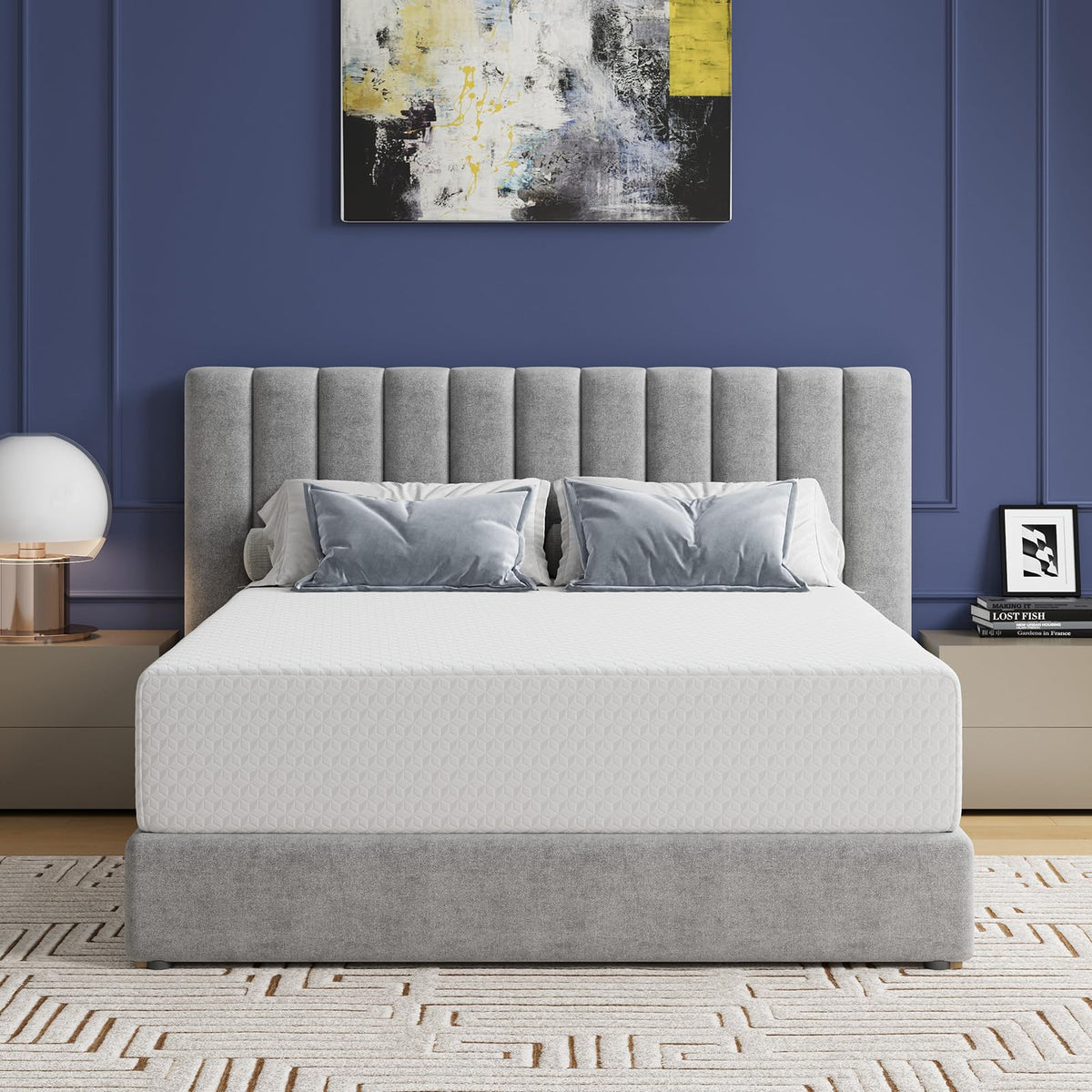 Avenco SleepSphere Full Mattress 12 Inch in a Box, Hybrid Medium Plush